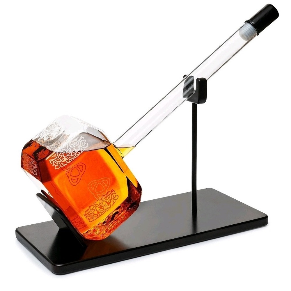 Wine Savant Thor's Hammer Decanter 3500ml Liquor Whiskey Wine NEW